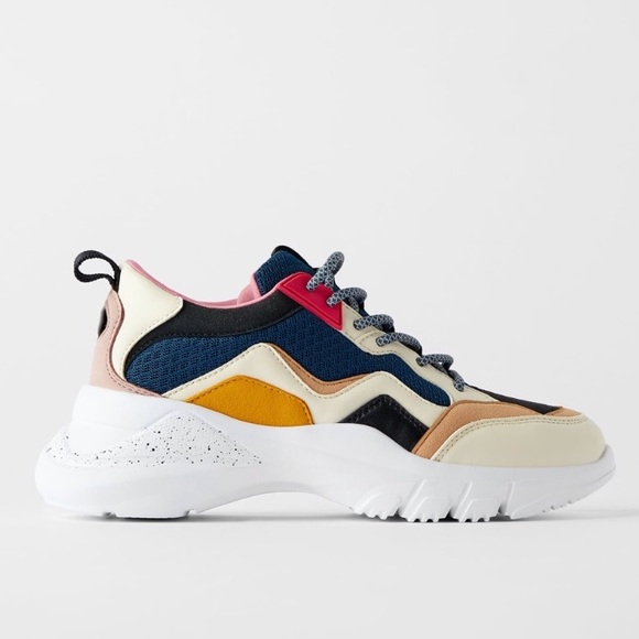 Zara Shoes - Zara Sneaker S37 Multicolored Combination